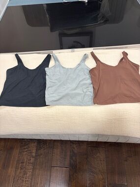 Ododos built in bra 3 tank bundle